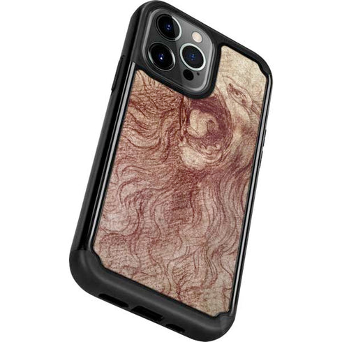 Leonardo da Vinci Sketch of a roaring lion iPhone 13 Pro Cargo Case