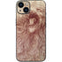 Leonardo da Vinci Sketch of a roaring lion iPhone 14 Skin