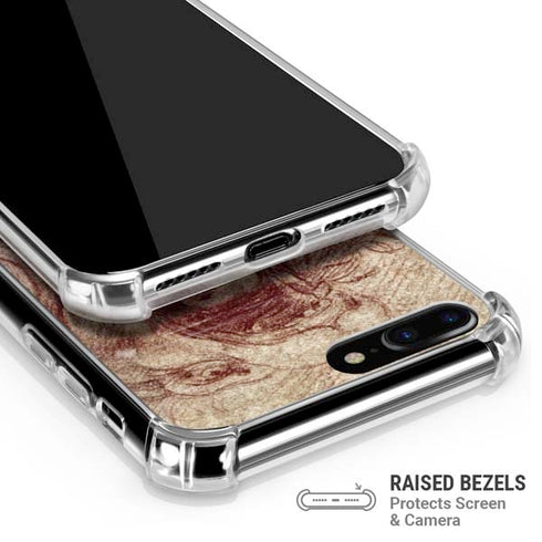 da Vinci - Sketch of a roaring lion by Da Vinci iPhone 7/8 Plus Clear Case