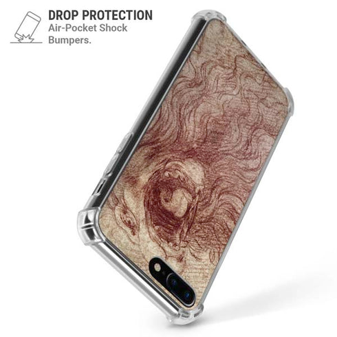 da Vinci - Sketch of a roaring lion by Da Vinci iPhone 7/8 Plus Clear Case