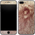 Leonardo da Vinci Sketch of a roaring lion iPhone 8 Plus Skin