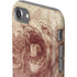 Leonardo da Vinci Sketch of a roaring lion iPhone SE (2nd & 3rd Gen) Pro Case