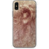 Leonardo da Vinci Sketch of a roaring lion iPhone X Skin