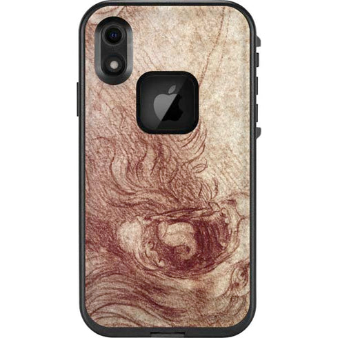 Leonardo da Vinci Sketch of a roaring lion LifeProof Fre iPhone Skin