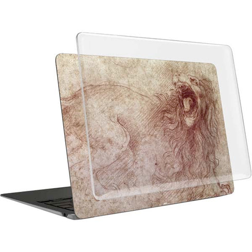 da Vinci - Sketch of a roaring lion by Da Vinci MacBook Air 13in (2020) Case plus Skin