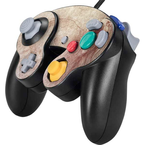 Leonardo da Vinci Sketch of a roaring lion Nintendo GameCube Controller Skin