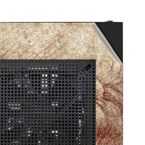 Leonardo da Vinci Sketch of a roaring lion NZXT H510 Compact ATX Mid-Tower Case Skin