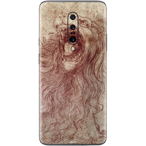 Leonardo da Vinci Sketch of a roaring lion OnePlus 7 Pro Skin