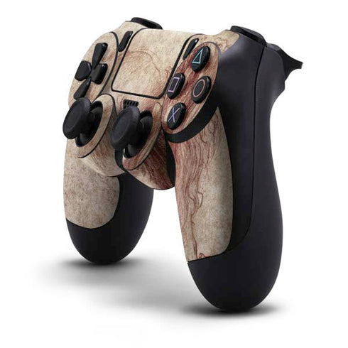 Leonardo da Vinci Sketch of a roaring lion PS4 Controller Skin