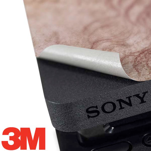 Leonardo da Vinci Sketch of a roaring lion PS4 Slim Bundle Skin