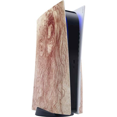 Leonardo da Vinci Sketch of a roaring lion PS5 Console Skin