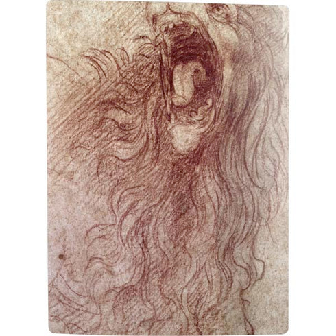 Leonardo da Vinci Sketch of a roaring lion PS5 Digital Edition Bundle Skin