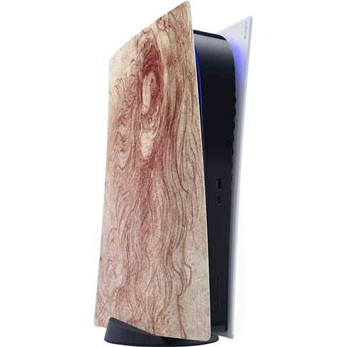 Leonardo da Vinci Sketch of a roaring lion PS5 Digital Edition Console Skin