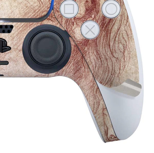da Vinci - Sketch of a roaring lion by Da Vinci PS5 Slim Digital Edition Bundle Skin
