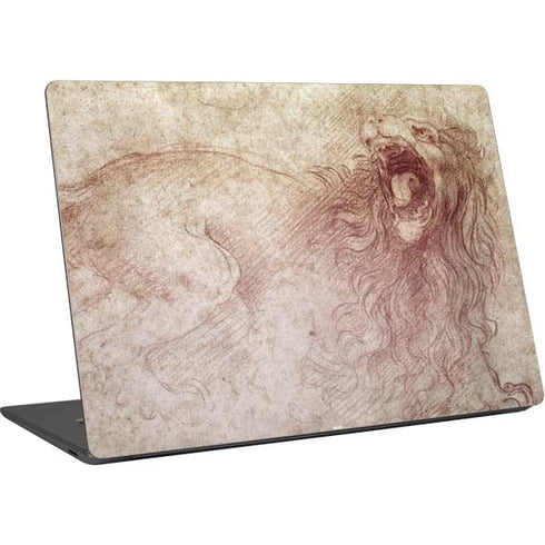 Leonardo da Vinci Sketch of a roaring lion Surface Laptop 4 15in Skin