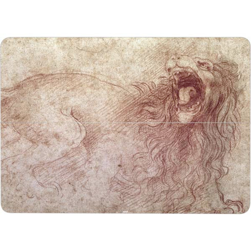 Leonardo da Vinci Sketch of a roaring lion Surface Laptop Studio Skin