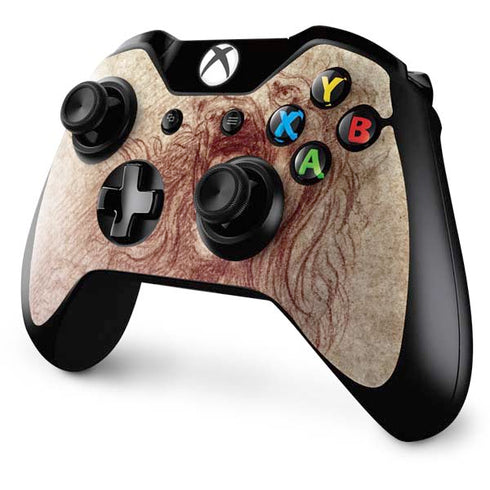 Leonardo da Vinci Sketch of a roaring lion Xbox One Controller Skin