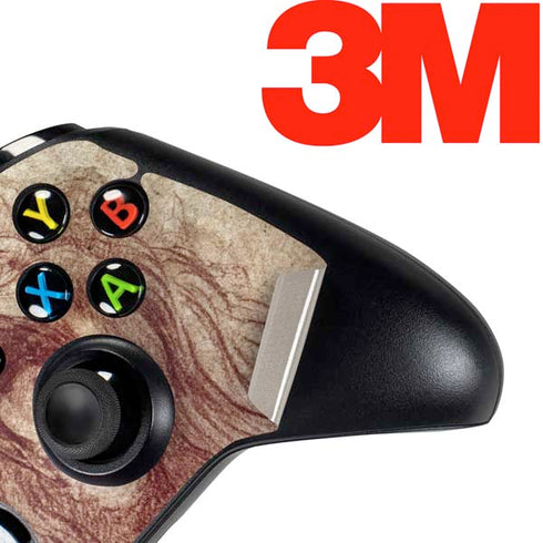 Leonardo da Vinci Sketch of a roaring lion Xbox One Controller Skin