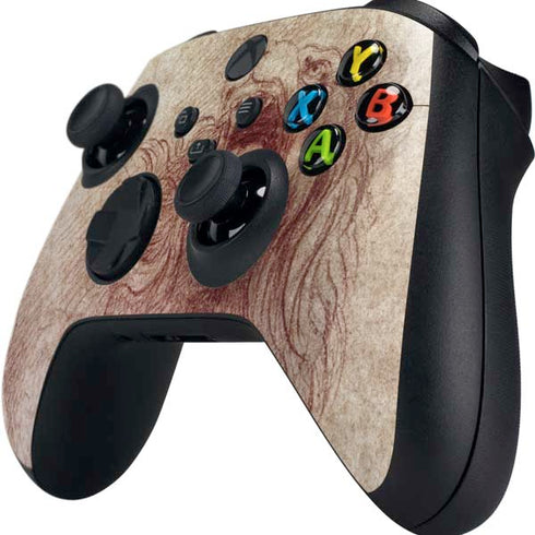 Leonardo da Vinci Sketch of a roaring lion Xbox Series X Controller Skin