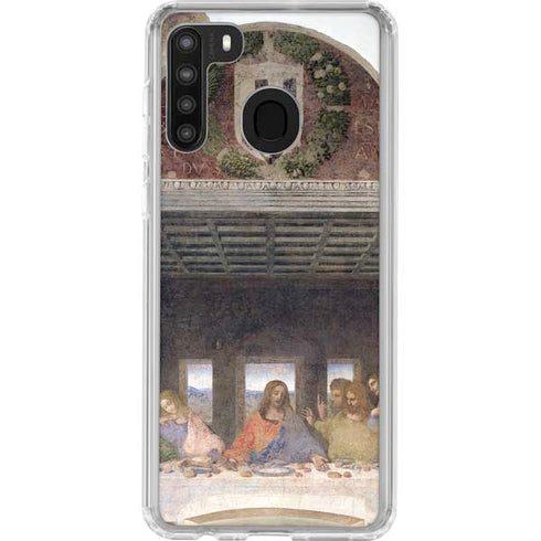 Leonardo da Vinci The Last Supper Galaxy A21 Clear Case