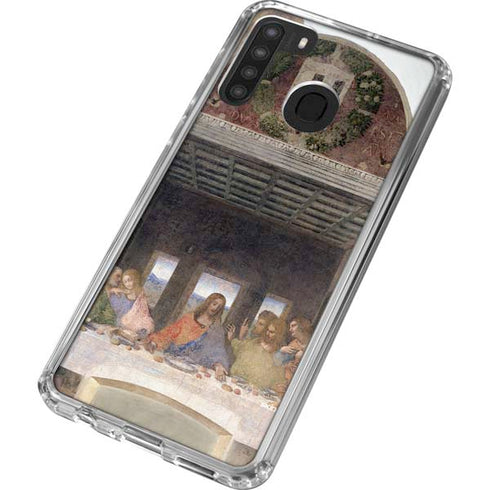 Leonardo da Vinci The Last Supper Galaxy A21 Clear Case