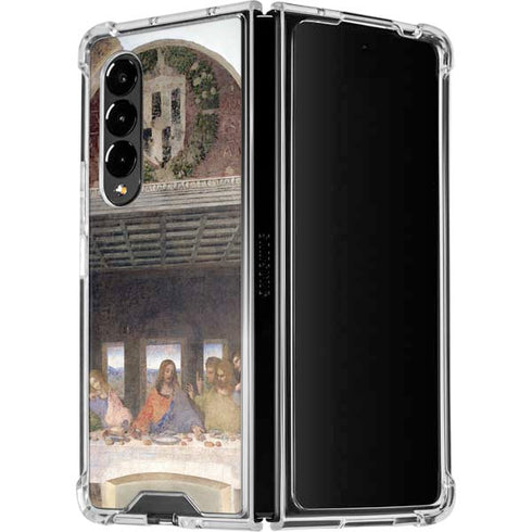 Leonardo da Vinci The Last Supper Galaxy Z Fold4 5G Clear Case