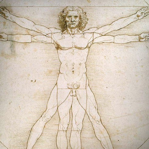Da Vinci - The Proportions of Man by Da Vinci Dell Alienware Skin