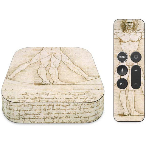 Leonardo da Vinci The Proportions of Man Apple TV Skin