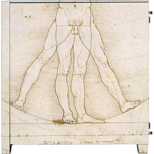 Leonardo da Vinci The Proportions of Man Corsair 4000D Tempered Glass Mid-Tower ATX Case Skin