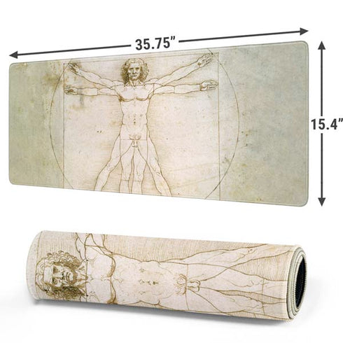 da Vinci - The Proportions of Man by Da Vinci Gaming Mouse Pad