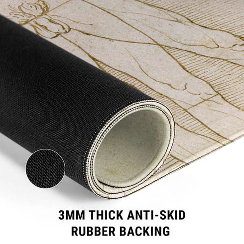 da Vinci - The Proportions of Man by Da Vinci Gaming Mouse Pad