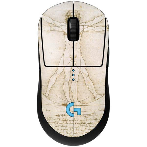 Leonardo da Vinci The Proportions of Man G Pro Wireless Gaming Mouse Skin