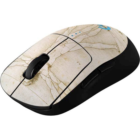 Leonardo da Vinci The Proportions of Man G Pro Wireless Gaming Mouse Skin