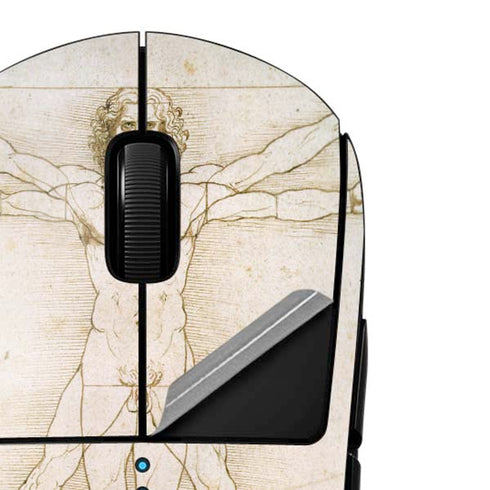 Leonardo da Vinci The Proportions of Man G Pro Wireless Gaming Mouse Skin