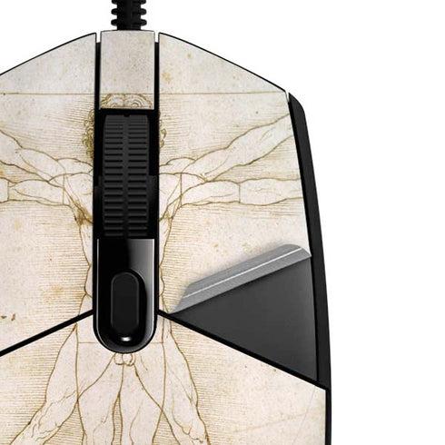 Leonardo da Vinci The Proportions of Man G203 Prodigy RGB Wired Gaming Mouse Skin