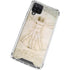 Leonardo da Vinci The Proportions of Man Galaxy A12 Clear Case