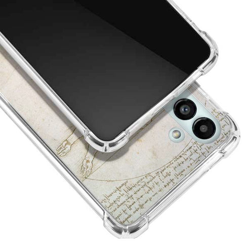 Leonardo da Vinci The Proportions of Man Galaxy A13 5G Clear Case