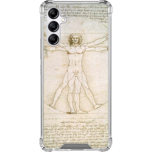 da Vinci - The Proportions of Man by Da Vinci Galaxy A15 5G Clear Case