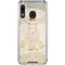 Leonardo da Vinci The Proportions of Man Galaxy A30 Clear Case