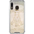 Leonardo da Vinci The Proportions of Man Galaxy A30 Clear Case