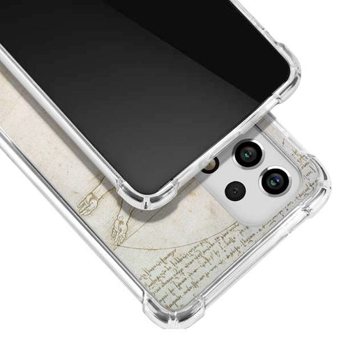 Leonardo da Vinci The Proportions of Man Galaxy A33 5G Clear Case