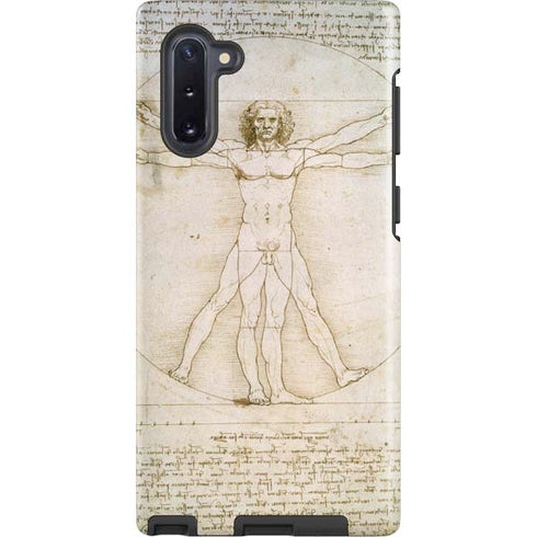 Leonardo da Vinci The Proportions of Man Galaxy Note 10 Pro Case