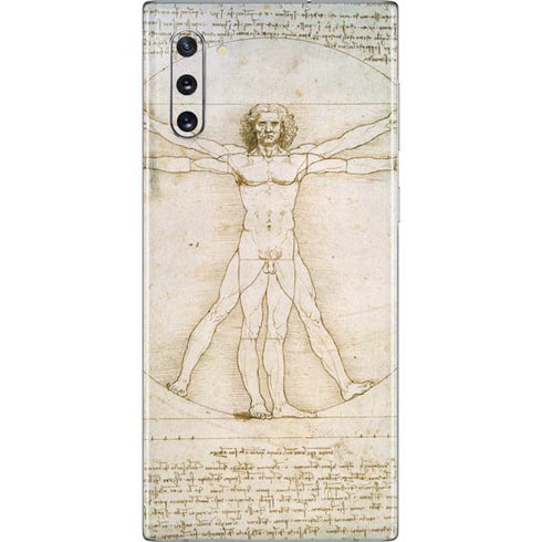 Leonardo da Vinci The Proportions of Man Galaxy Note 10 Skin