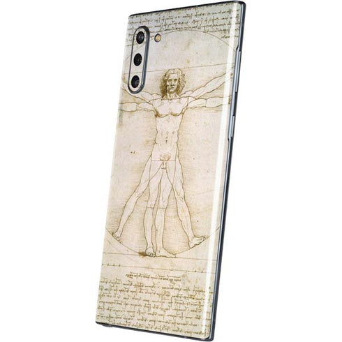 Leonardo da Vinci The Proportions of Man Galaxy Note 10 Skin