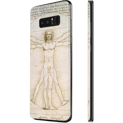 Leonardo da Vinci The Proportions of Man Galaxy Note 8 Skin