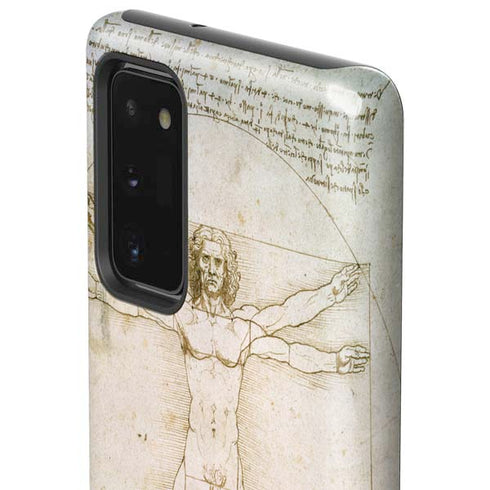 Leonardo da Vinci The Proportions of Man Galaxy Note20 5G Pro Case