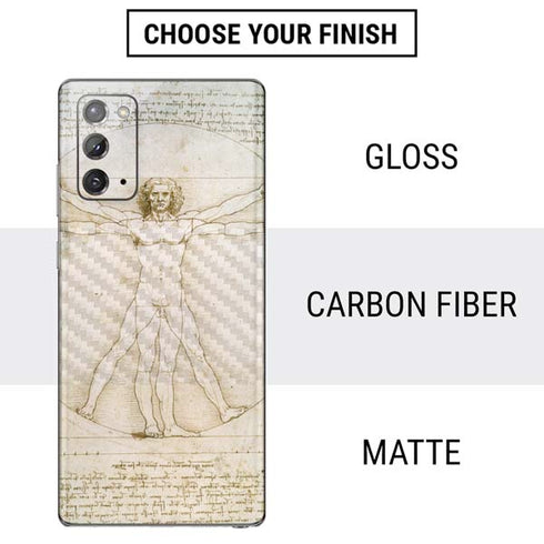 Leonardo da Vinci The Proportions of Man Galaxy Note20 5G Skin