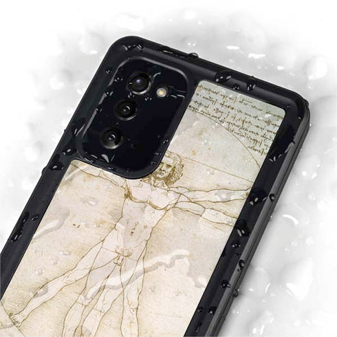 Leonardo da Vinci The Proportions of Man Galaxy Note20 5G Waterproof Case