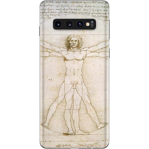 da Vinci - The Proportions of Man by Da Vinci Galaxy S10 Skin