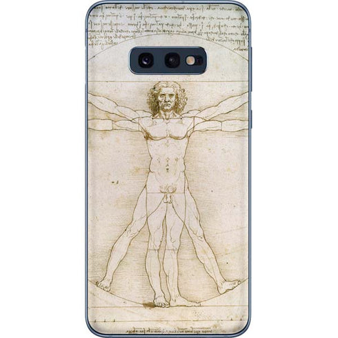 Leonardo da Vinci The Proportions of Man Galaxy S10e Skin